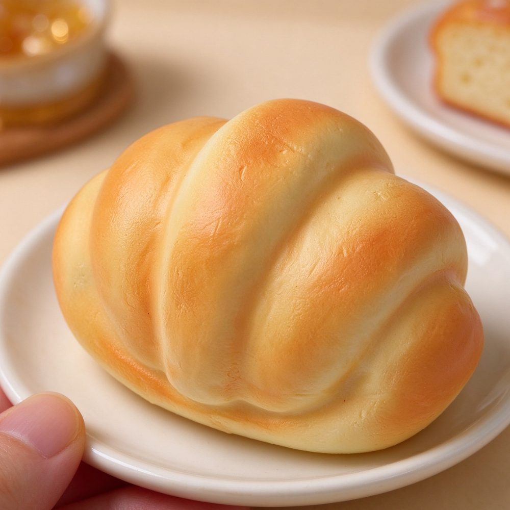 Butter Dinner Roll Squishy