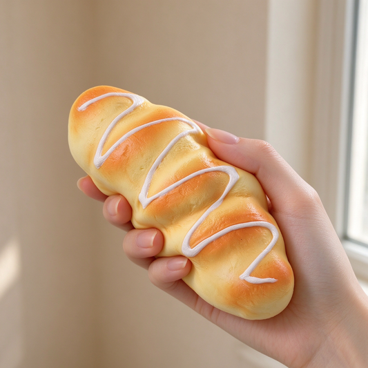 Cream Swirl Bread Squishy
