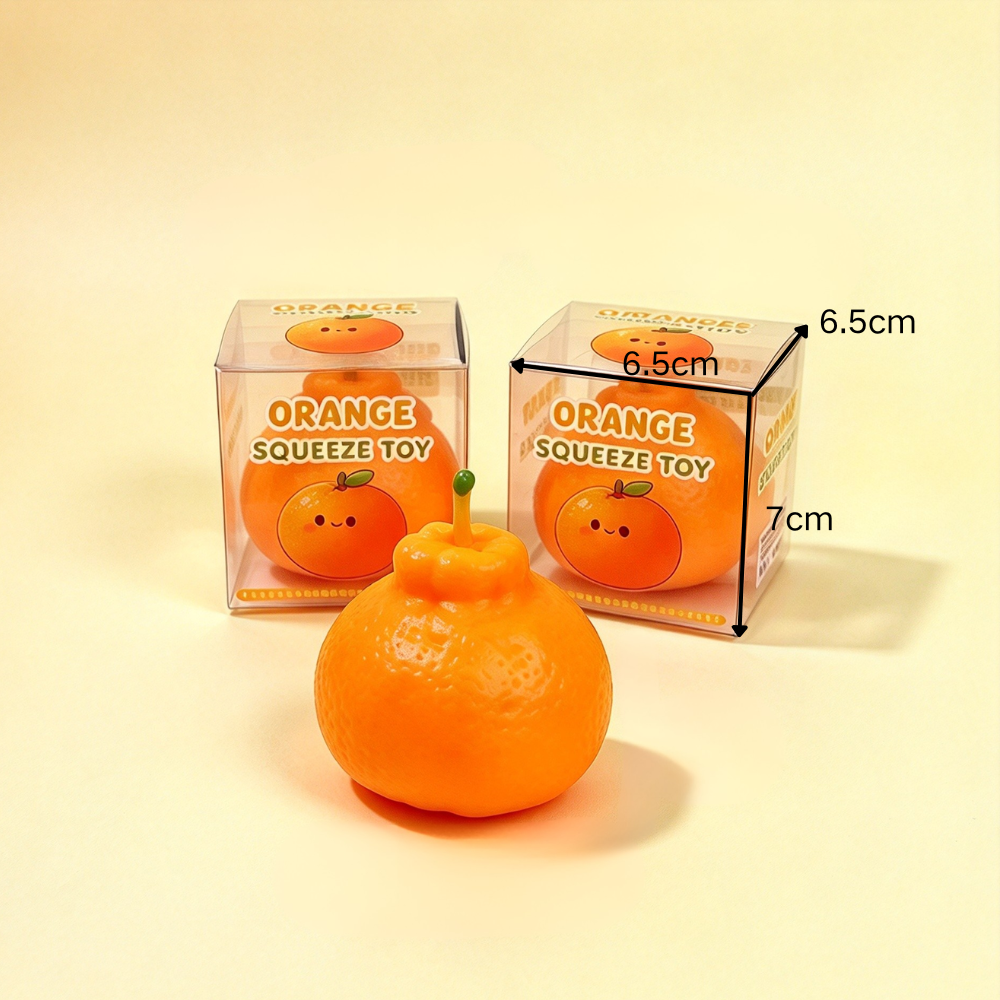 Juicy Orange Crunchy Squeeze Toy
