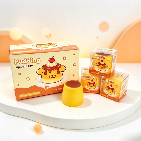 Caramel Pudding Crunchy Toy