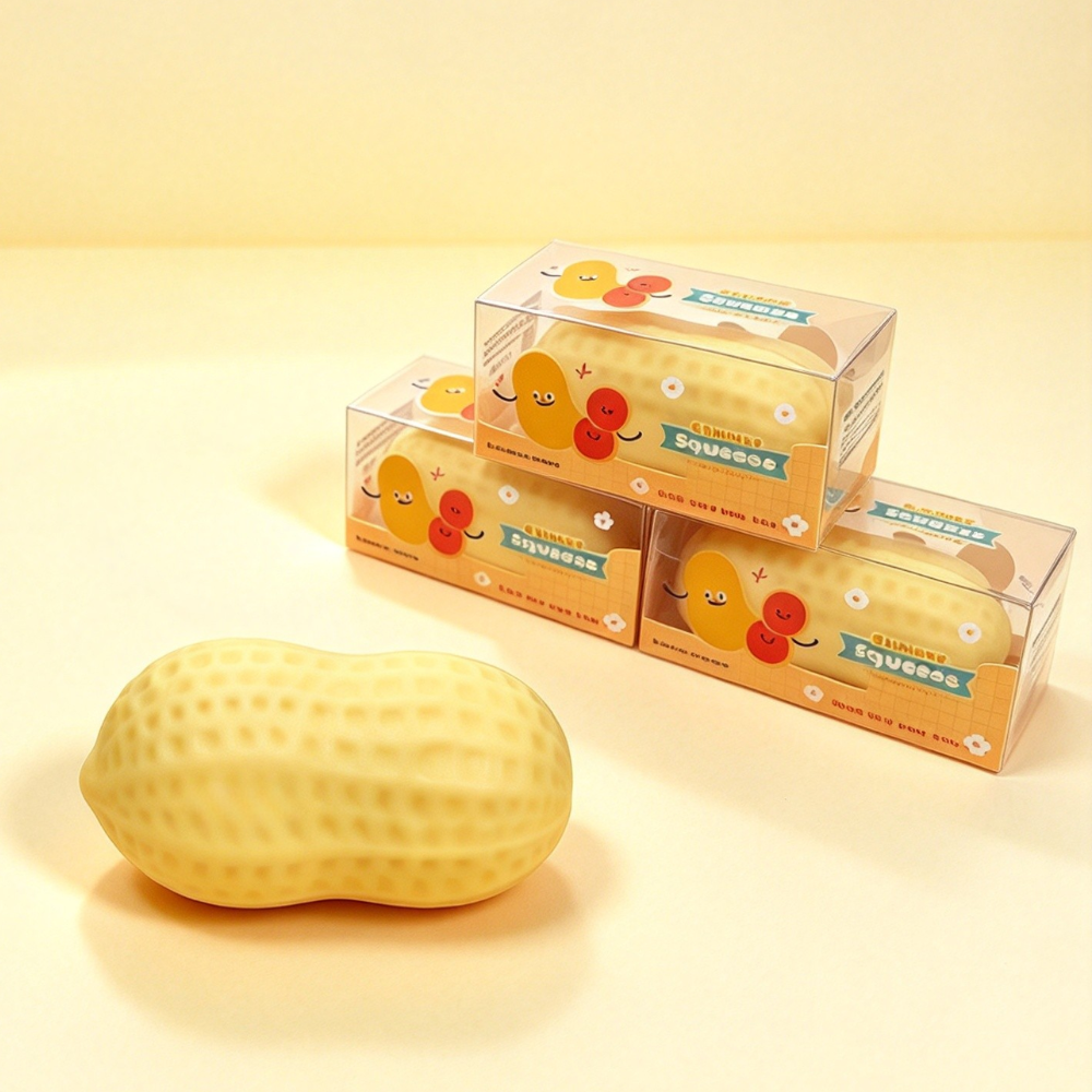 Cute Peanut Crunchy Squeeze Toy