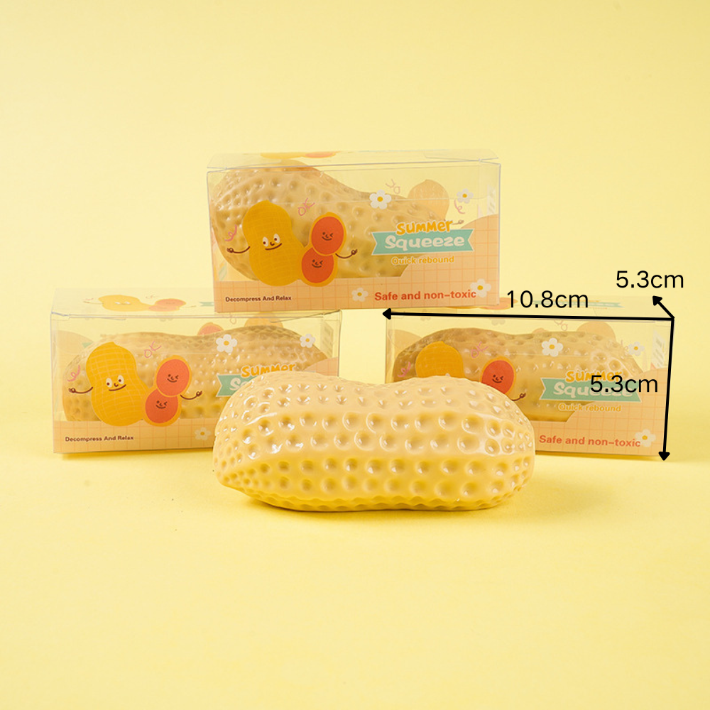 Cute Peanut Crunchy Squeeze Toy