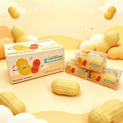 Cute Peanut Crunchy Squeeze Toy