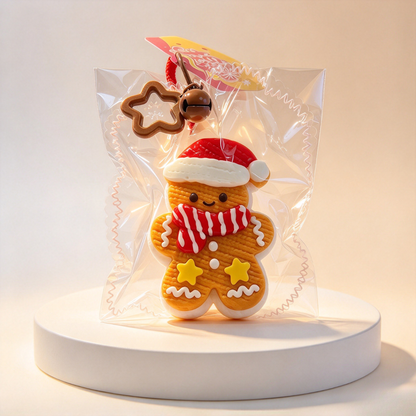 Gingerbread Man Silicone Squishy