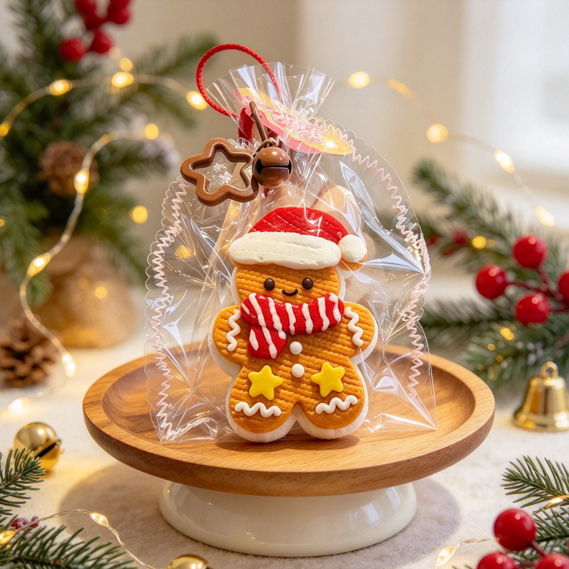 Gingerbread Man Silicone Squishy
