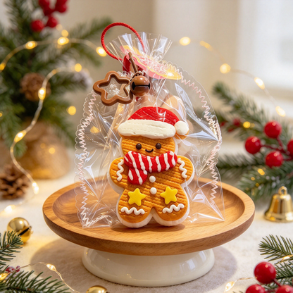 Gingerbread Man Silicone Squishy