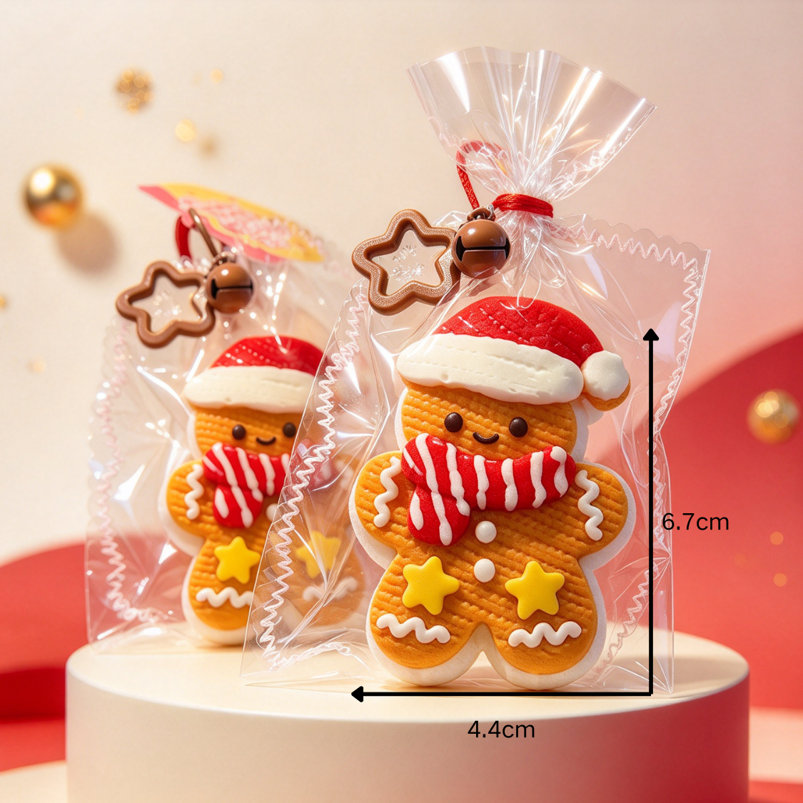 Gingerbread Man Silicone Squishy