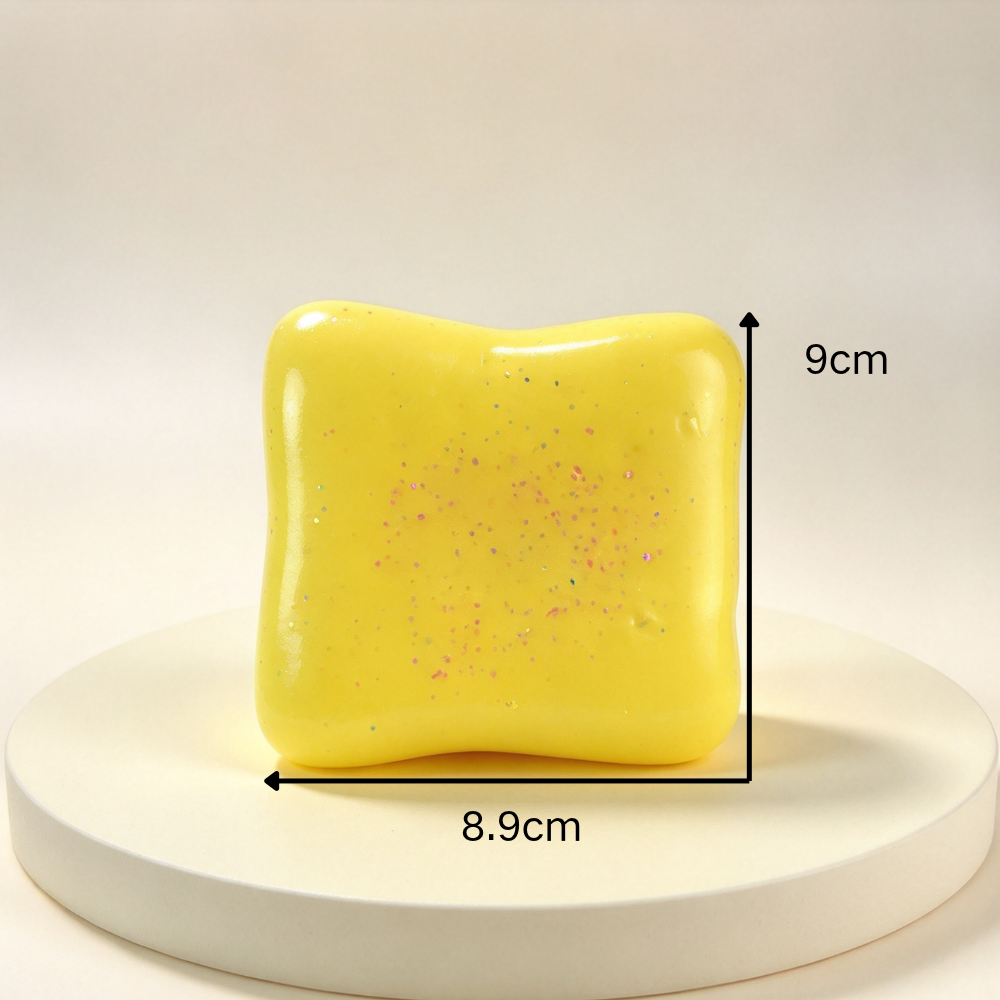 Glitter Butter Block Squishy