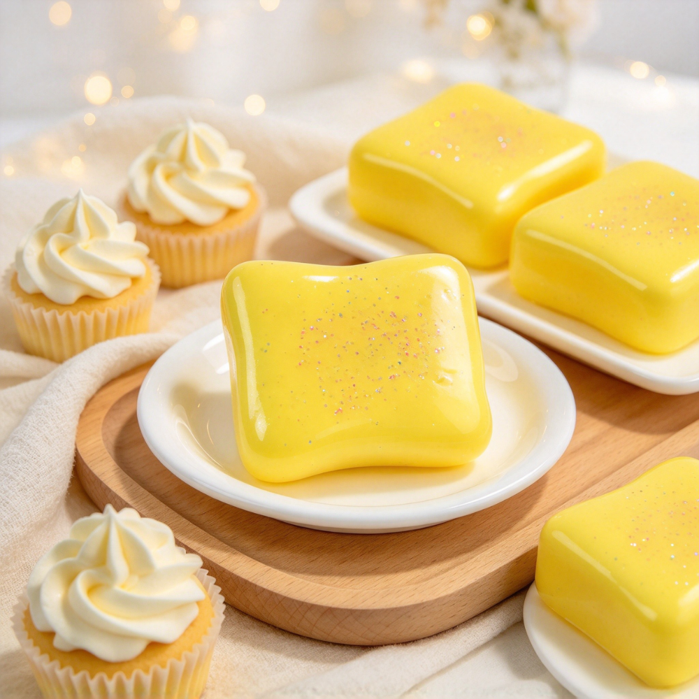 Glitter Butter Block Squishy