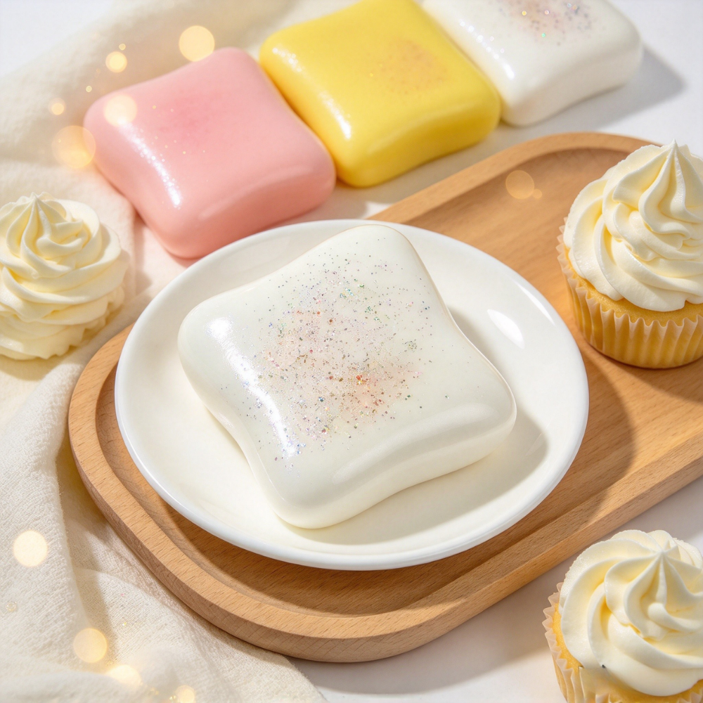 Glitter Butter Block Squishy
