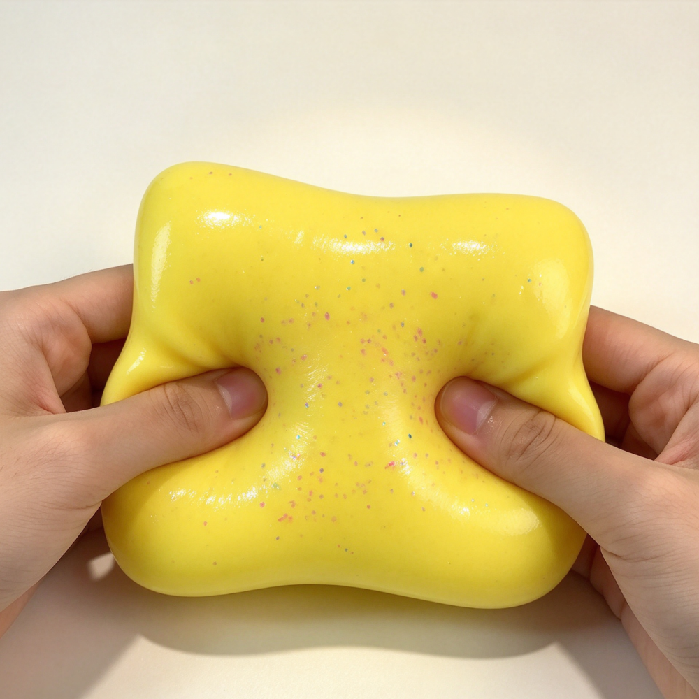 Glitter Butter Block Squishy