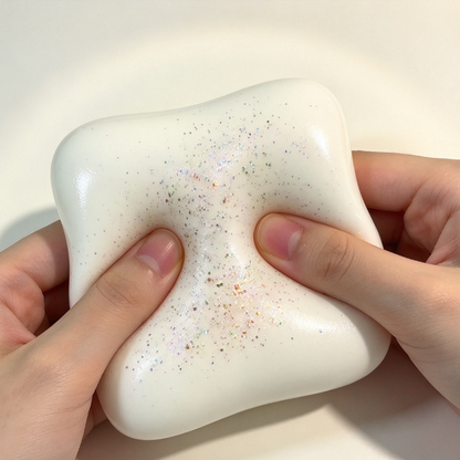Glitter Butter Block Squishy