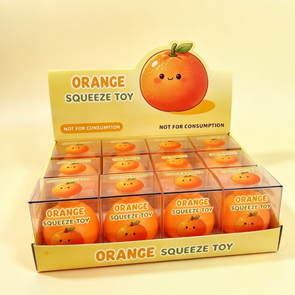 Juicy Orange Crunchy Squeeze Toy