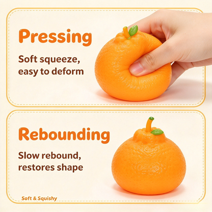 Juicy Orange Crunchy Squeeze Toy