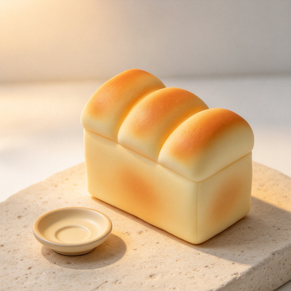 Milk Bread Loaf Squishy