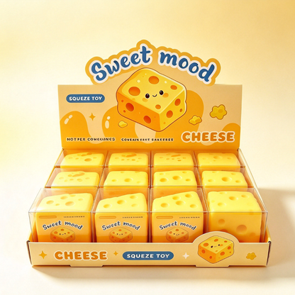 Swiss Cheese Block Crunchy Toy